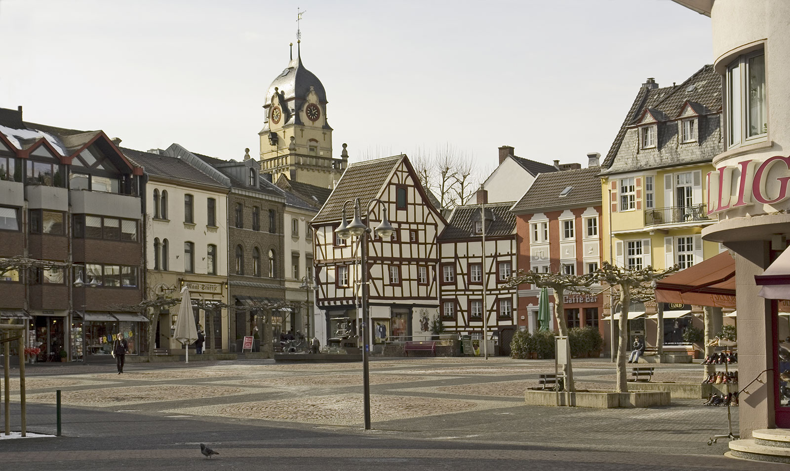 Alter Markt und Rathausturm in Euskirchen
